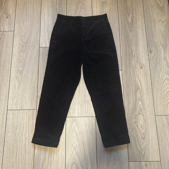 Zara Navy Corduroy Pants - Picture 1 of 2